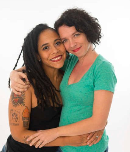 Fringe New Play Prize 2020 Winners: khattieQ and Jenny Larson. Photo by Erika Nix